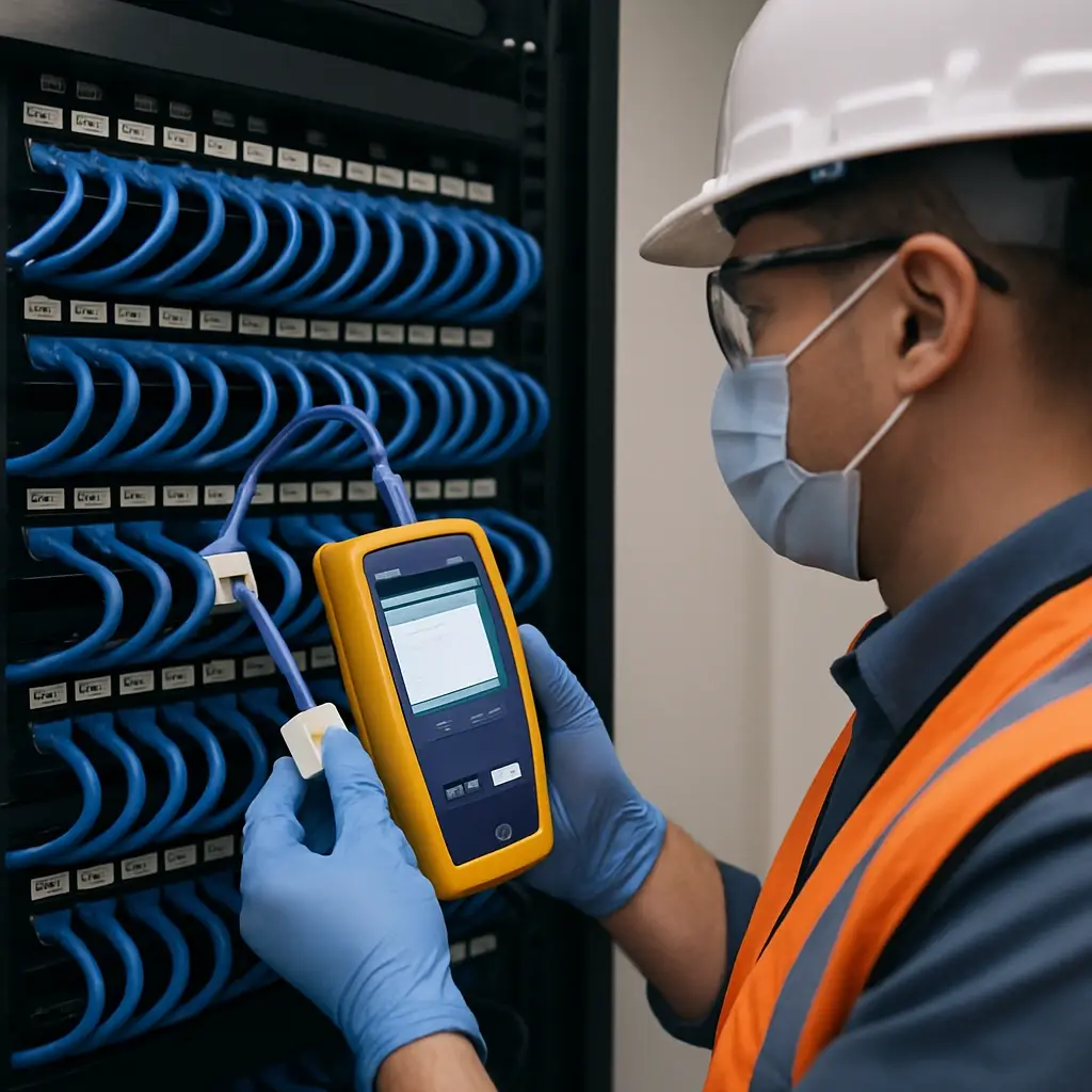 Fluke Test Services for Cat 6 and Cat 6A