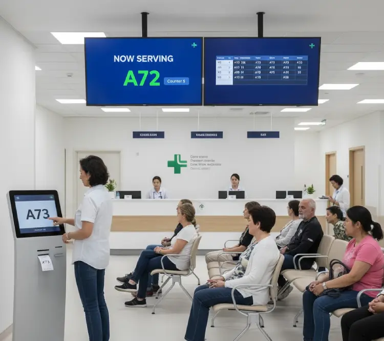 queue management system Dubai - Customer Queue Management System - Electronic Queue Management System - Virtual Queue Management System - Hospital Queue Management System