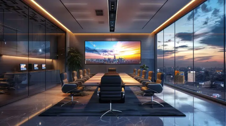 Boardroom AV solutions Dubai - Boardroom automation UAE - Boardroom AV system integrators UAE - Boardroom AV solutions Abu Dhabi - Boardroom AV integration