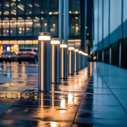 Bollards UAE - PAS 68 Bollards - Bollards Dubai - Automatic rising bollards - Removable parking bollards