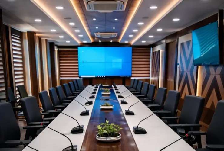 Boardroom AV solutions Dubai - Boardroom automation UAE - Boardroom AV system integrators UAE - Boardroom AV solutions Abu Dhabi - Boardroom AV integration